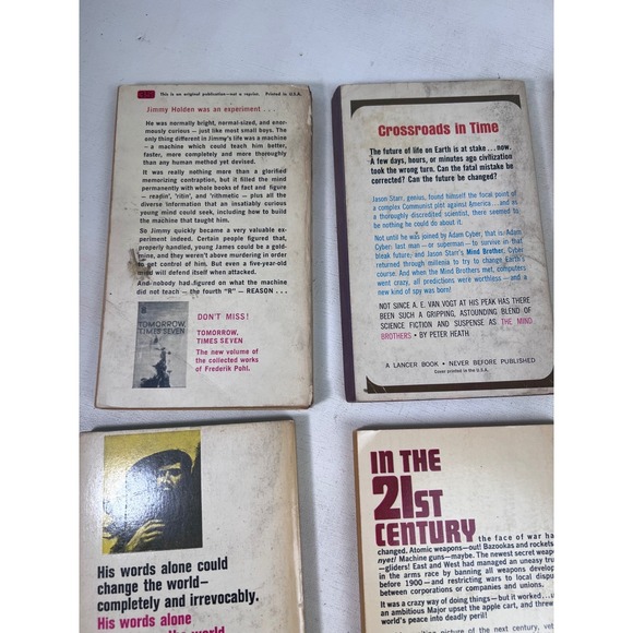 8 Vintage Sci-Fi Books 70s 80s Science Fiction Novels Paperback Bundle Sci-fi - Picture 10 of 13